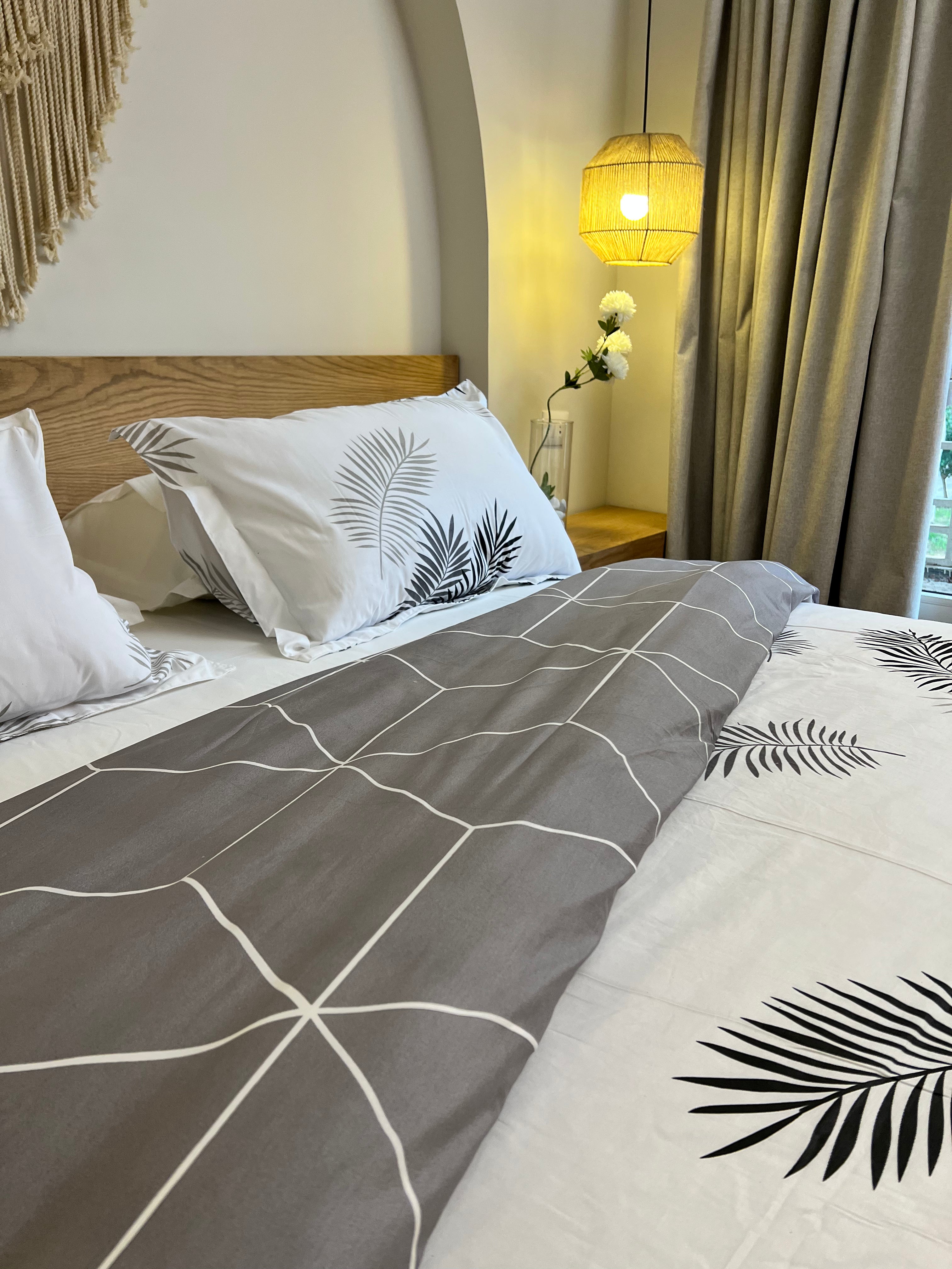 PALM SHADE cotton duvet cover