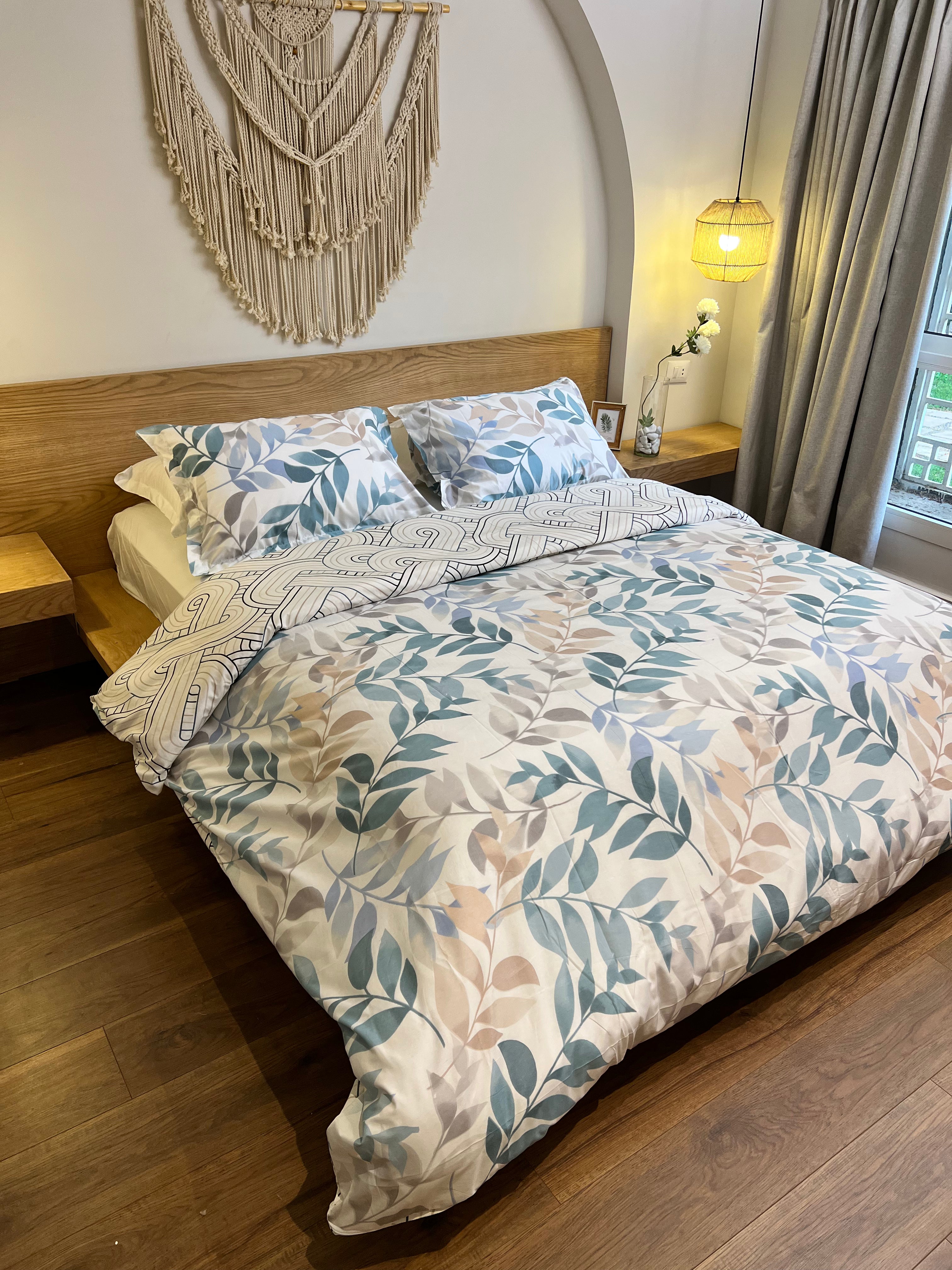 BLUE HAVEN cotton duvet cover