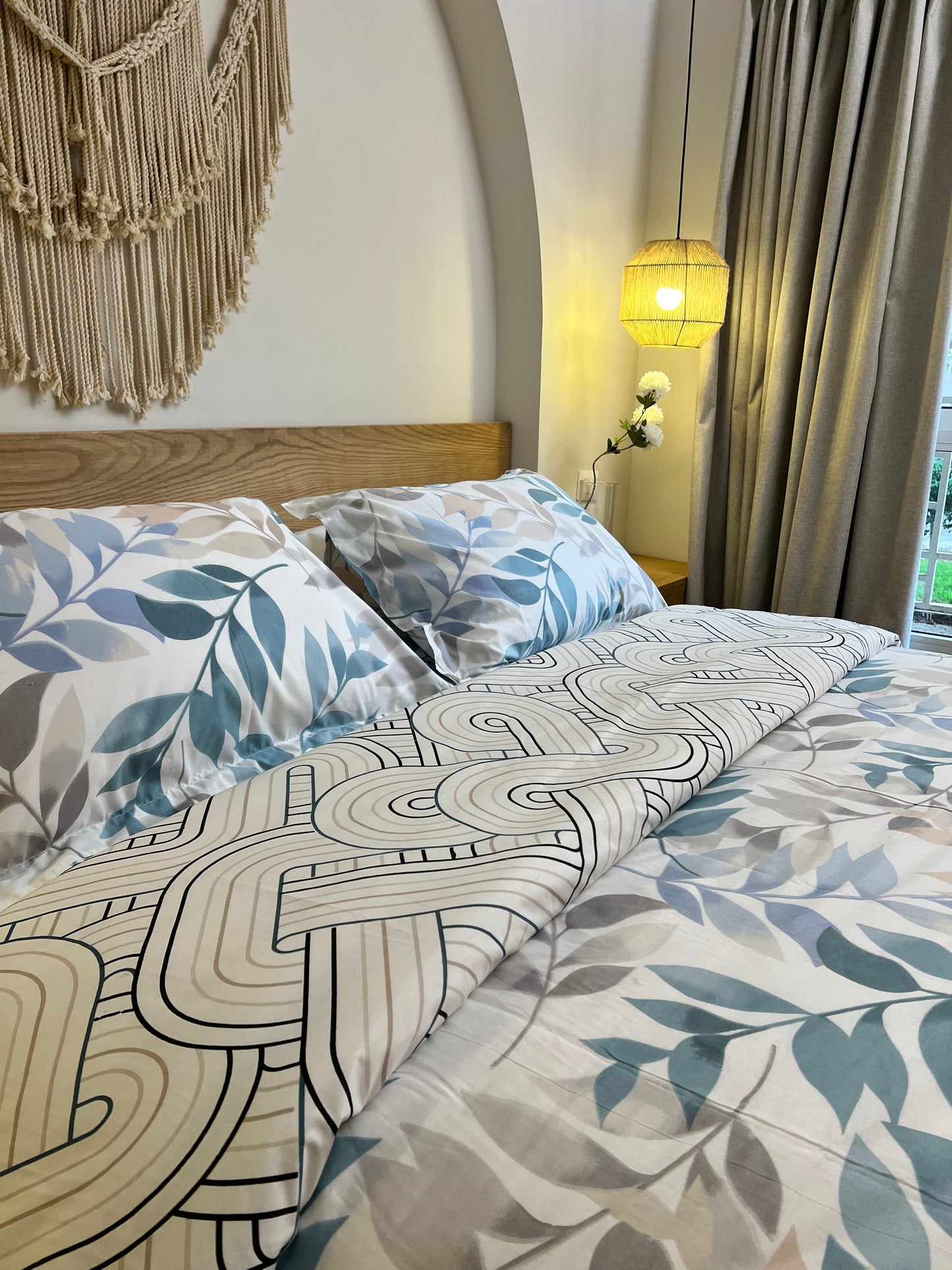 BLUE HAVEN cotton duvet cover