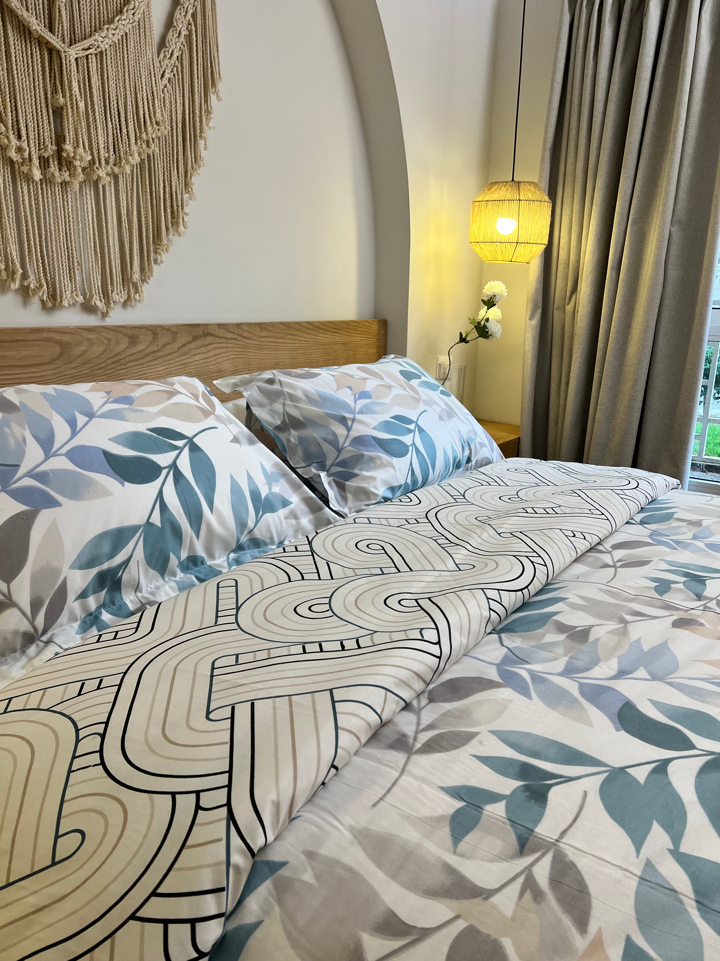 BLUE HAVEN cotton duvet cover