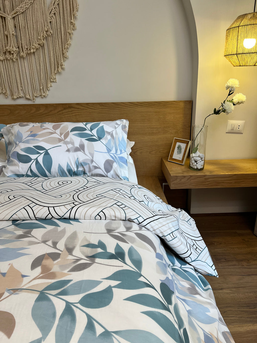 BLUE HAVEN cotton duvet cover