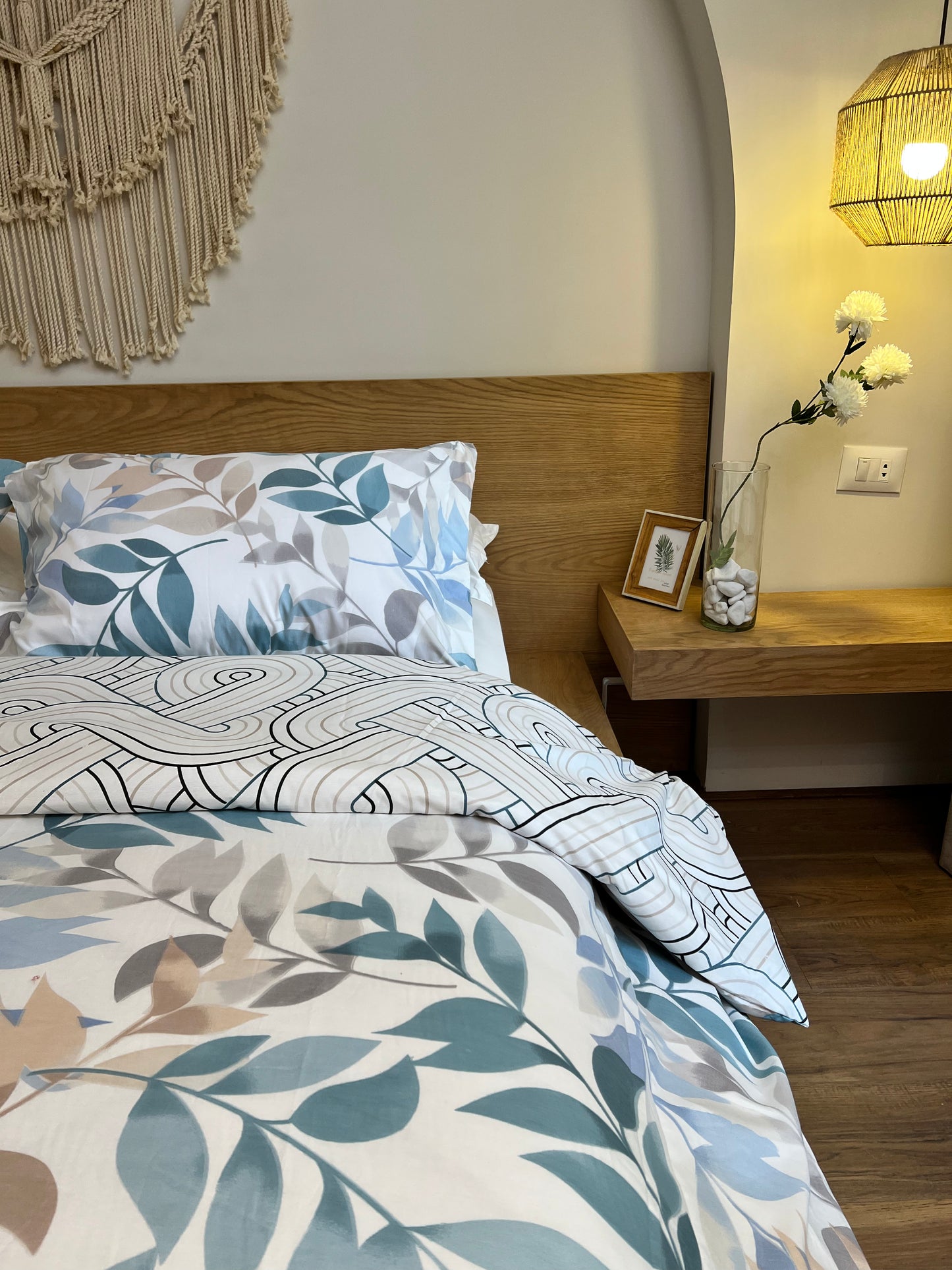 BLUE HAVEN cotton duvet cover