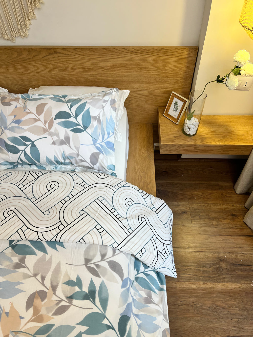 BLUE HAVEN cotton duvet cover