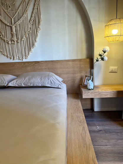 ROSY BROWN Premium Cotton Bedsheet