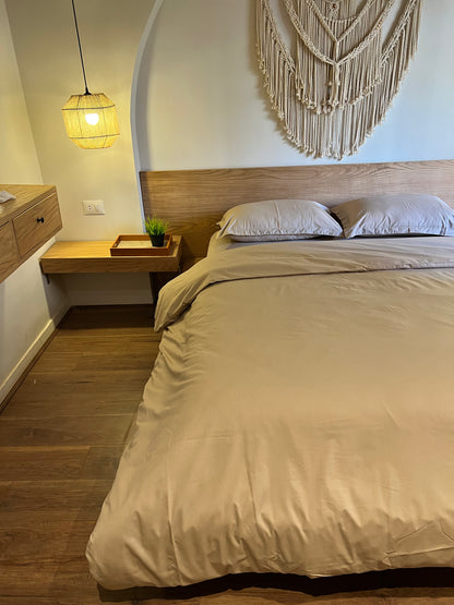 ROSY BROWN Premium Cotton Duvet Cover