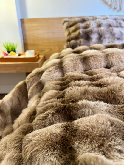 TEDDY Bubbles Fur Duvet