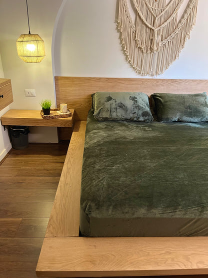 OLIVE Plain Flannel Bedsheet