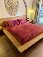 CASHMERE Plain Flannel Bedsheet