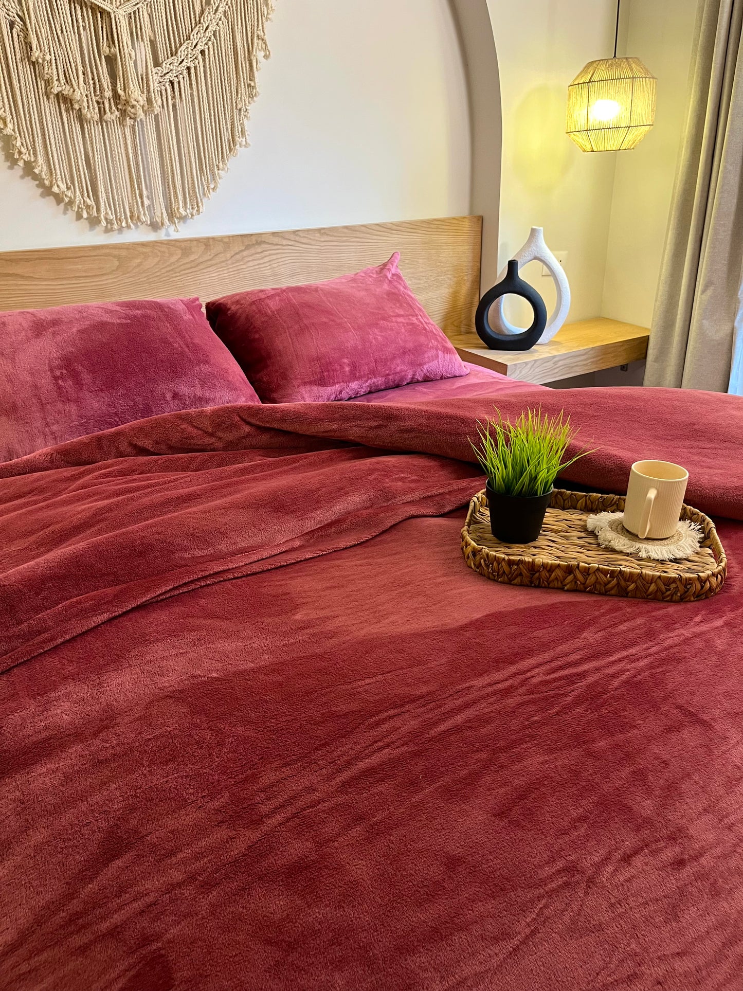 CASHMERE Plain Flannel Duvet Cover