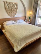 MILKY Knitted Cotton Throw Blanket