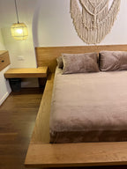 SAND Plain Flannel Bedsheet
