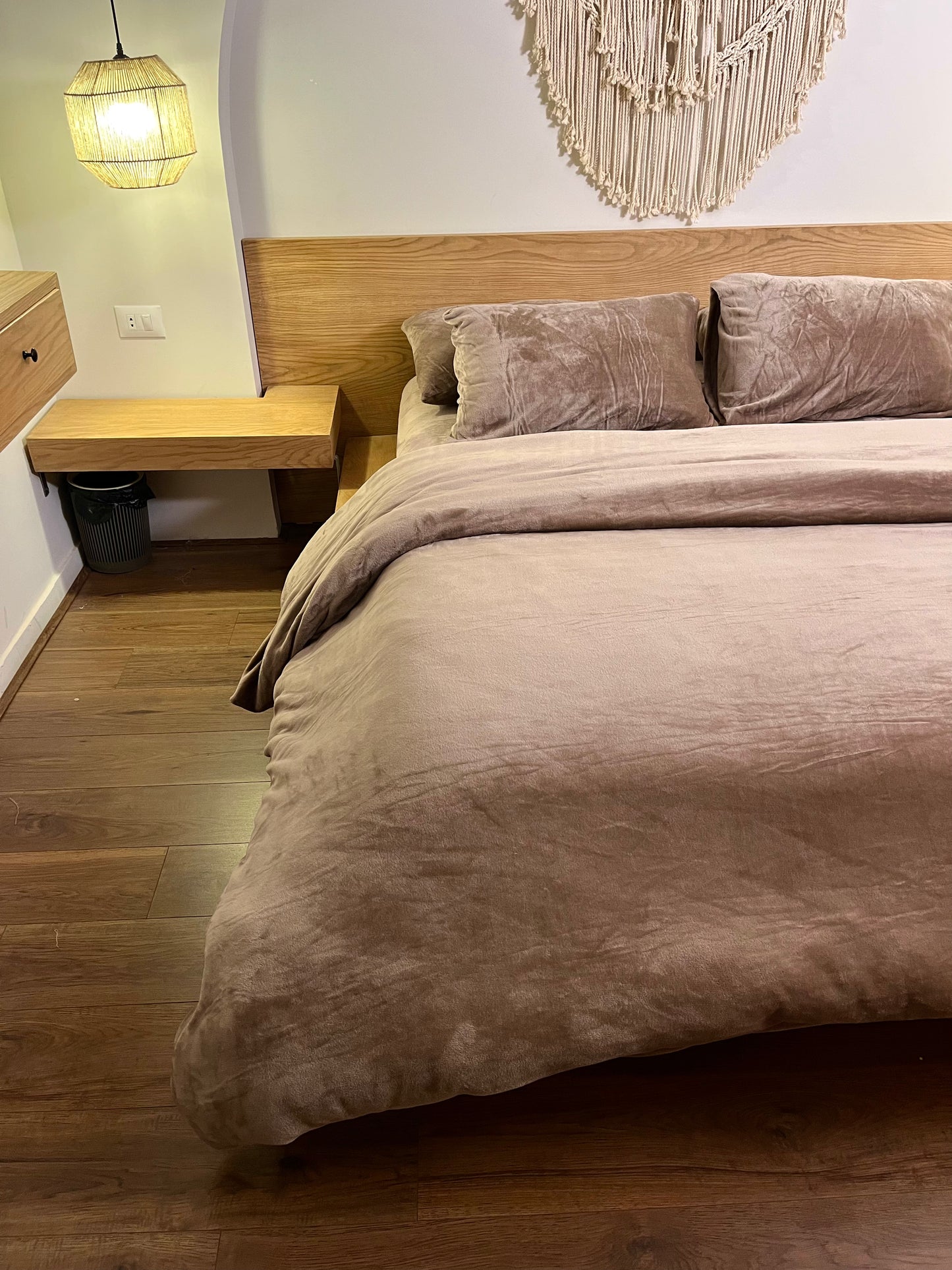 SAND Plain Flannel Duvet Cover