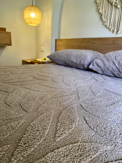 KARMA Floral Velvet Bedsheet