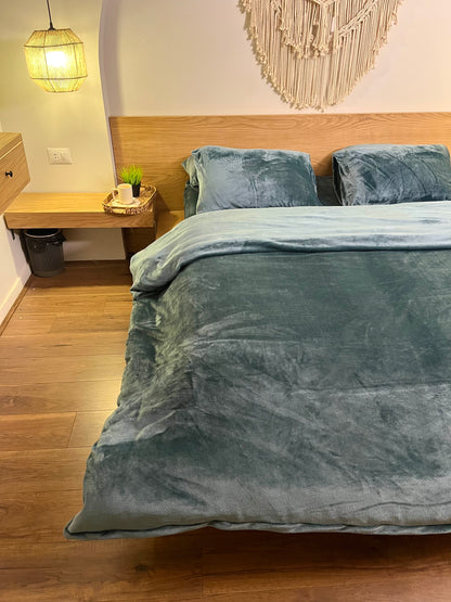 OCEAN Plain Flannel Duvet Cover