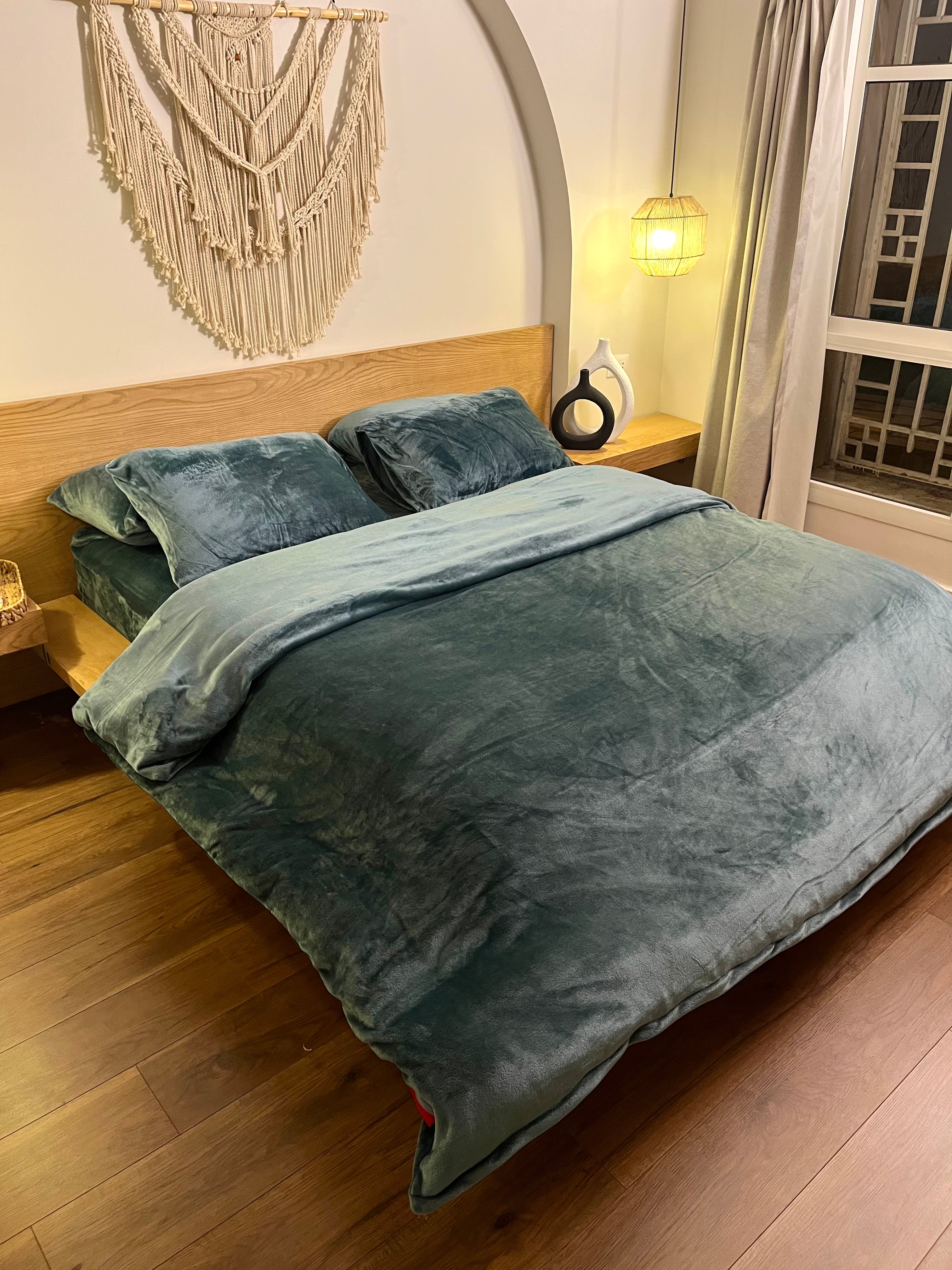 OCEAN Plain Flannel Duvet Cover