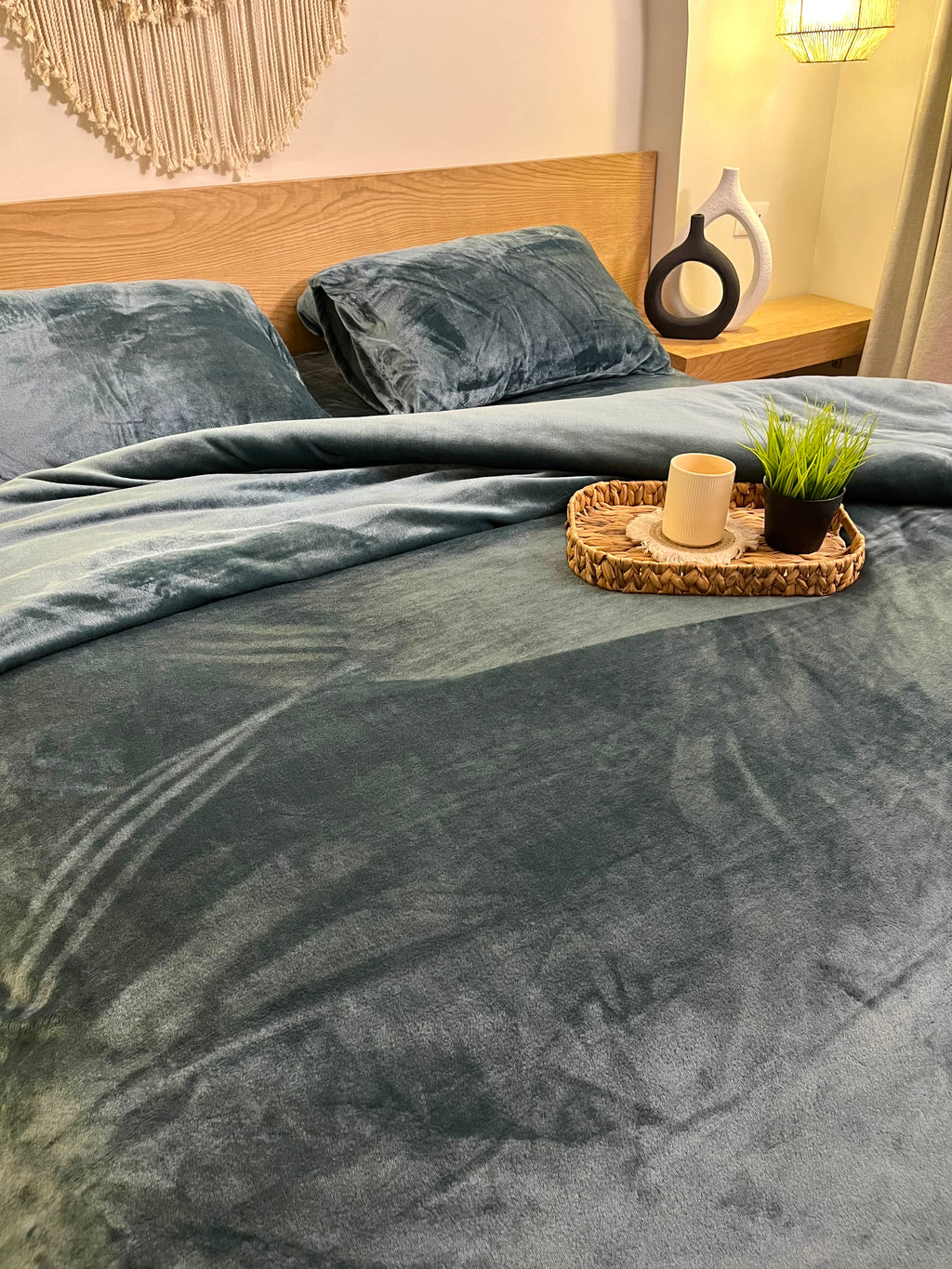 OCEAN Plain Flannel Duvet Cover