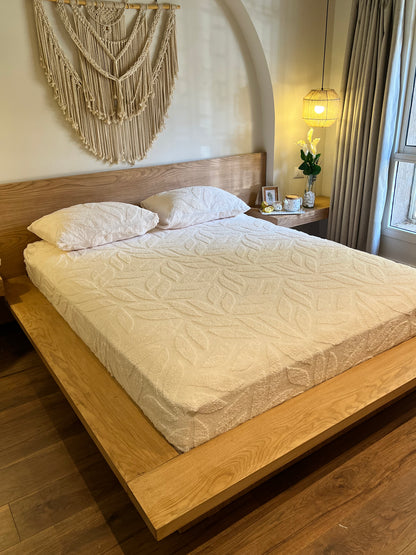 JASMINE Floral Velvet Bedsheet
