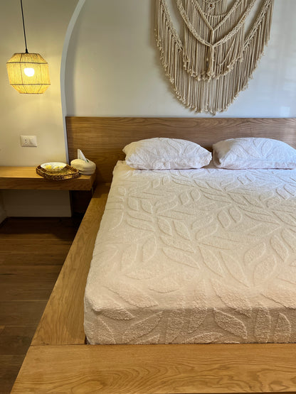 JASMINE Floral Velvet Bedsheet