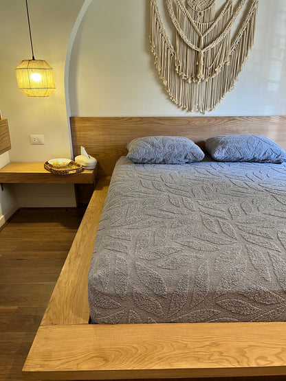 SANTOLINA Floral Velvet Bedsheet