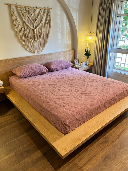 PEONY Floral Velvet Bedsheet