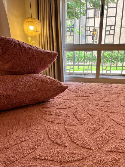 PEONY Floral Velvet Bedsheet