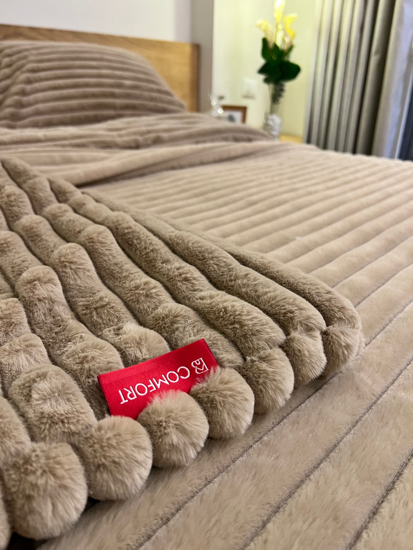 MOCHA Flow Fur Duvet