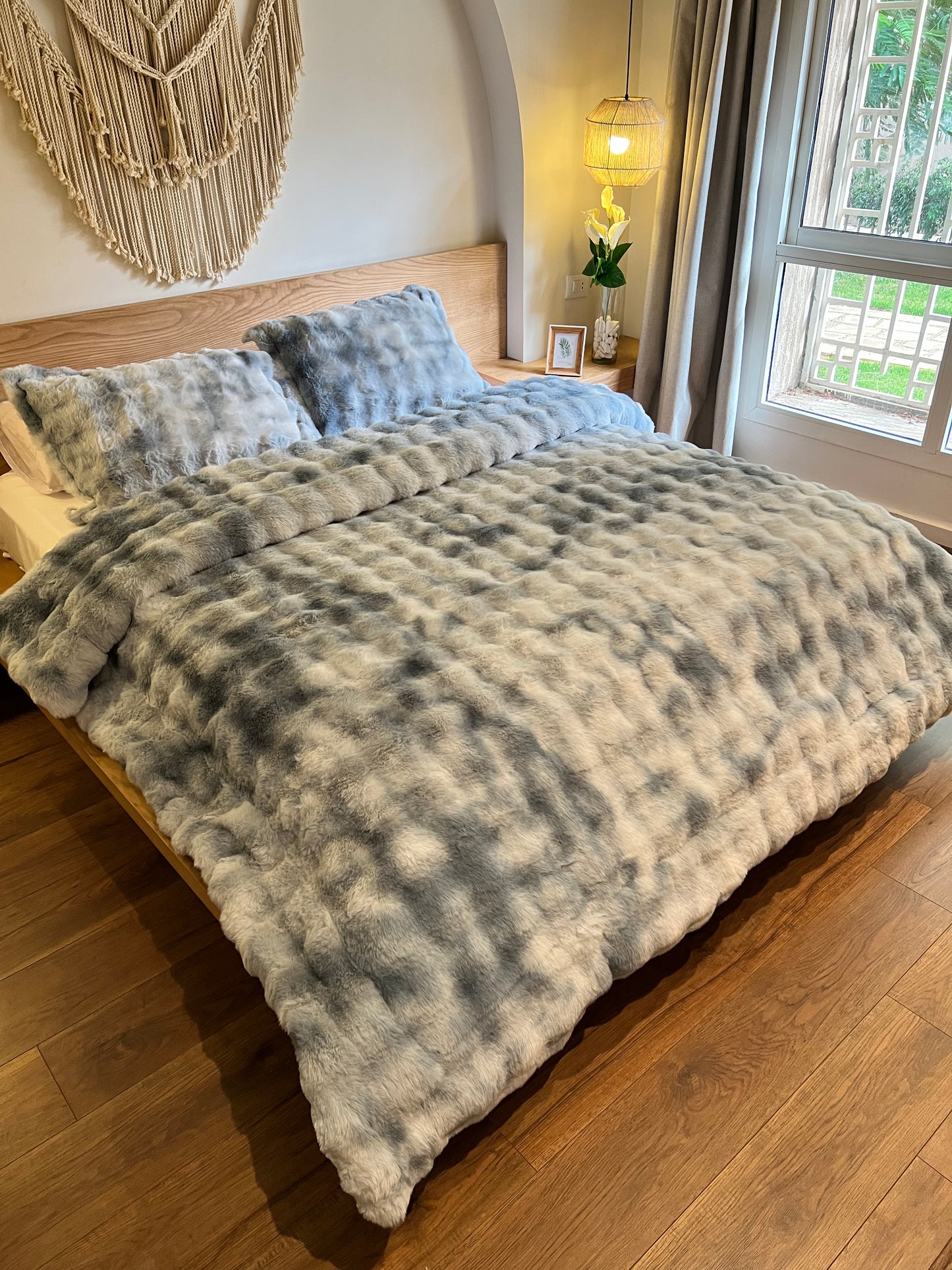 SKY Bubbles Fur Duvet