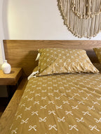 CARAMEL BOWELLA cotton bedsheet