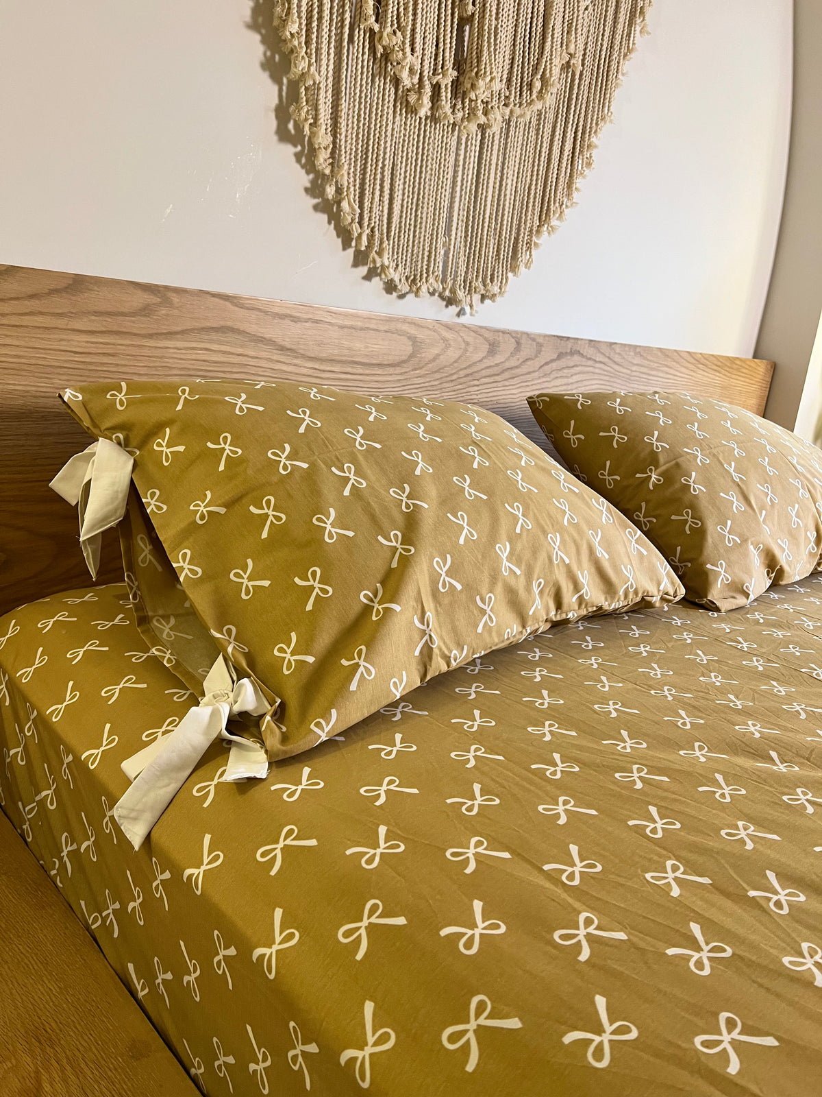 CARAMEL BOWELLA cotton bedsheet