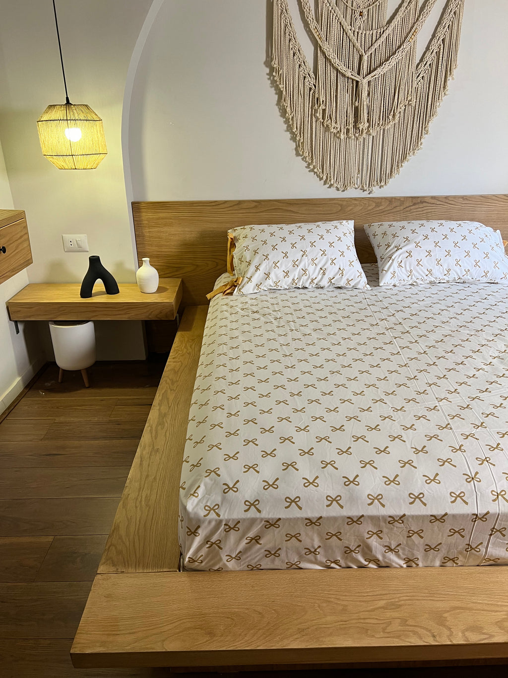 TOFFEE BOWELLA cotton bedsheet