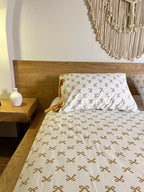 TOFFEE BOWELLA cotton bedsheet