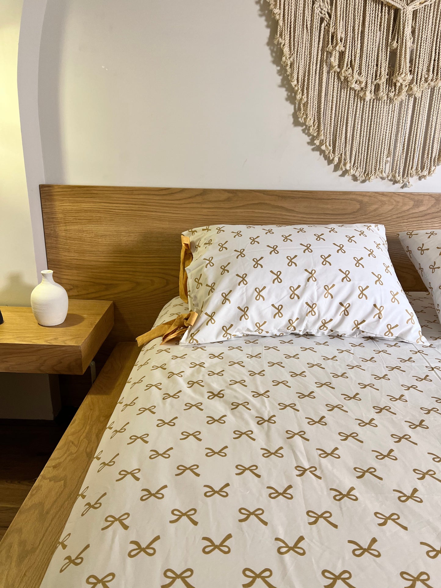 TOFFEE BOWELLA cotton bedsheet