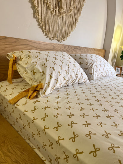 TOFFEE BOWELLA cotton bedsheet