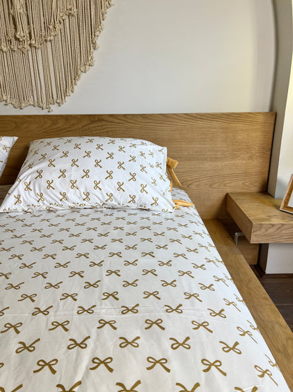 TOFFEE BOWELLA cotton bedsheet