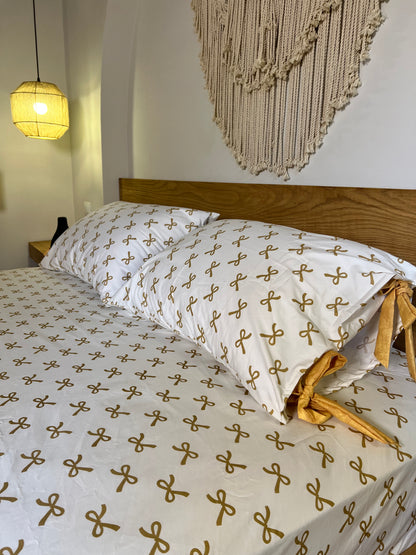 TOFFEE BOWELLA cotton bedsheet