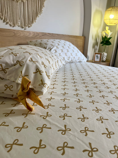 TOFFEE BOWELLA cotton bedsheet