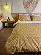 CARAMEL BOWELLA cotton duvet cover