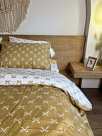 CARAMEL BOWELLA cotton duvet cover