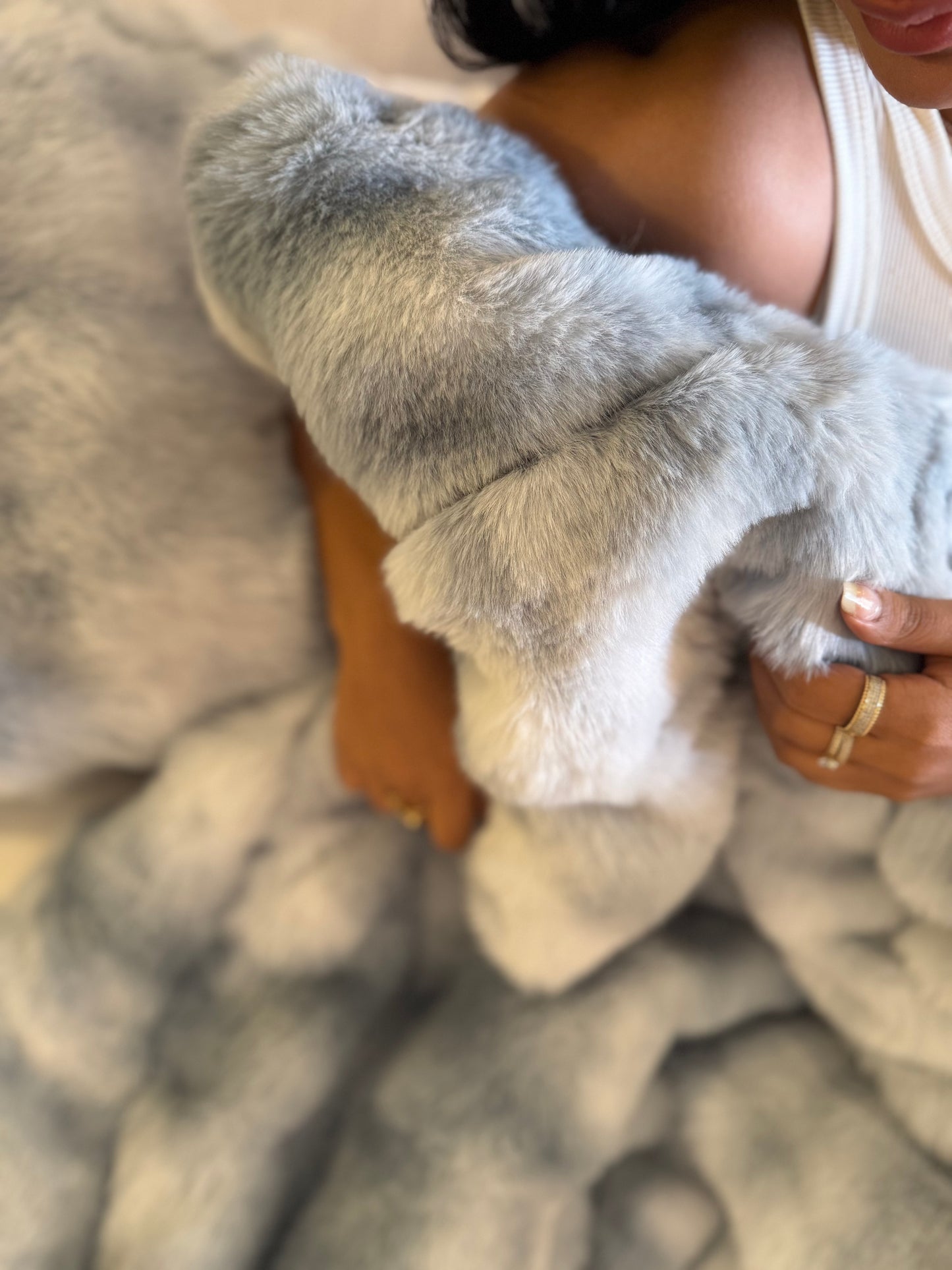 SKY Bubbles Fur Duvet