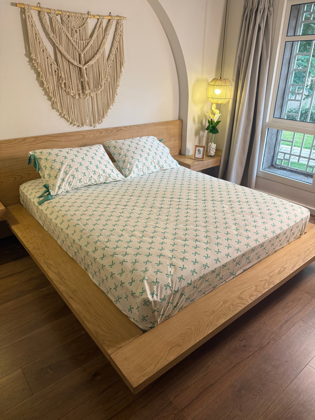 SAGE BOWELLA cotton bedsheet