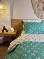 AVOCADO BOWELLA cotton duvet cover