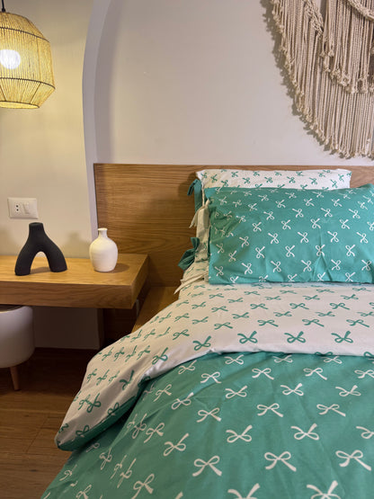 AVOCADO BOWELLA cotton duvet cover