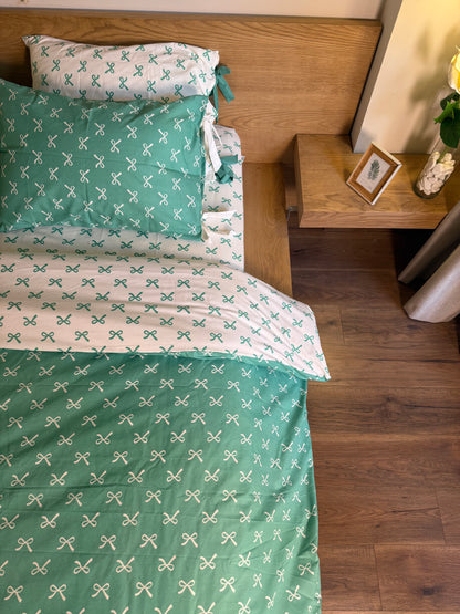 AVOCADO BOWELLA cotton duvet cover