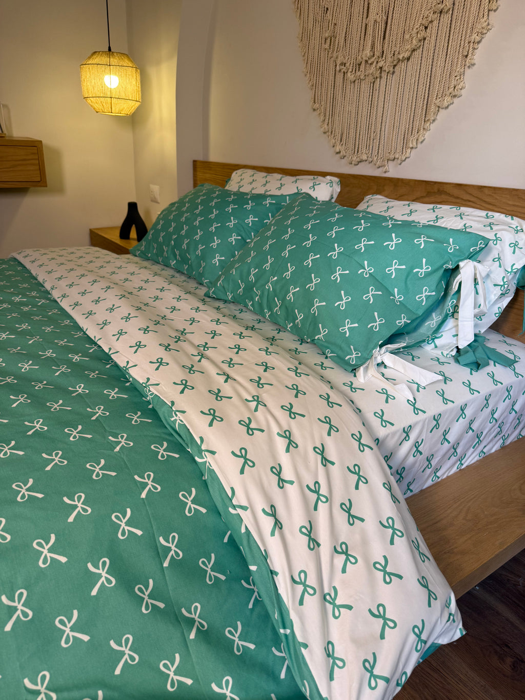AVOCADO BOWELLA cotton duvet cover