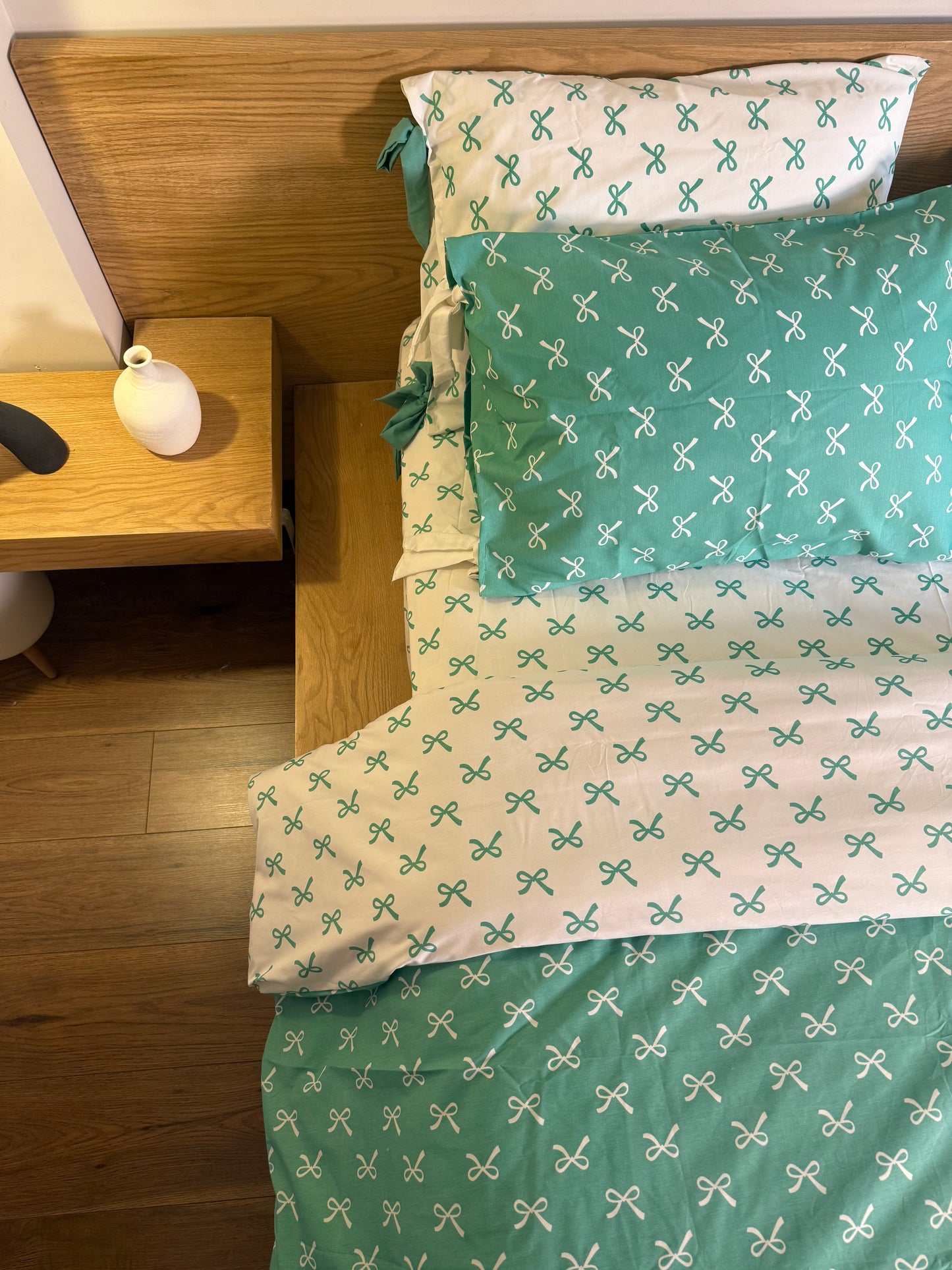 AVOCADO BOWELLA cotton duvet cover