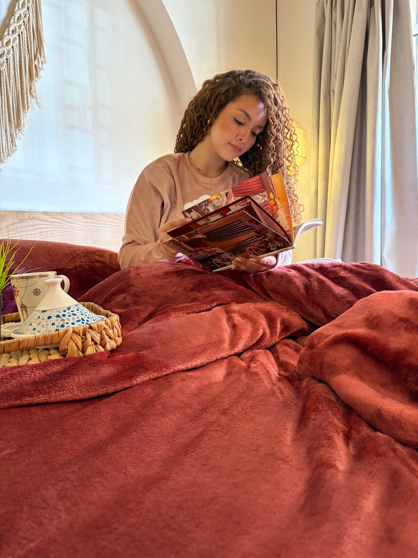 TERRA Plain Flannel Duvet Cover
