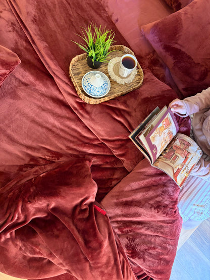 TERRA Plain Flannel Duvet Cover
