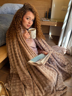 CARAMEL Bubbles Blanket