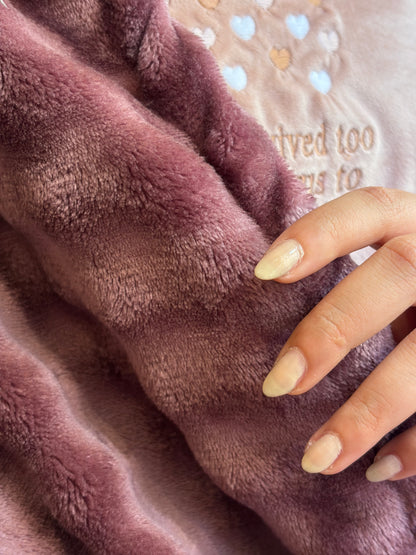 ROYAL PLUM Bubbles Blanket