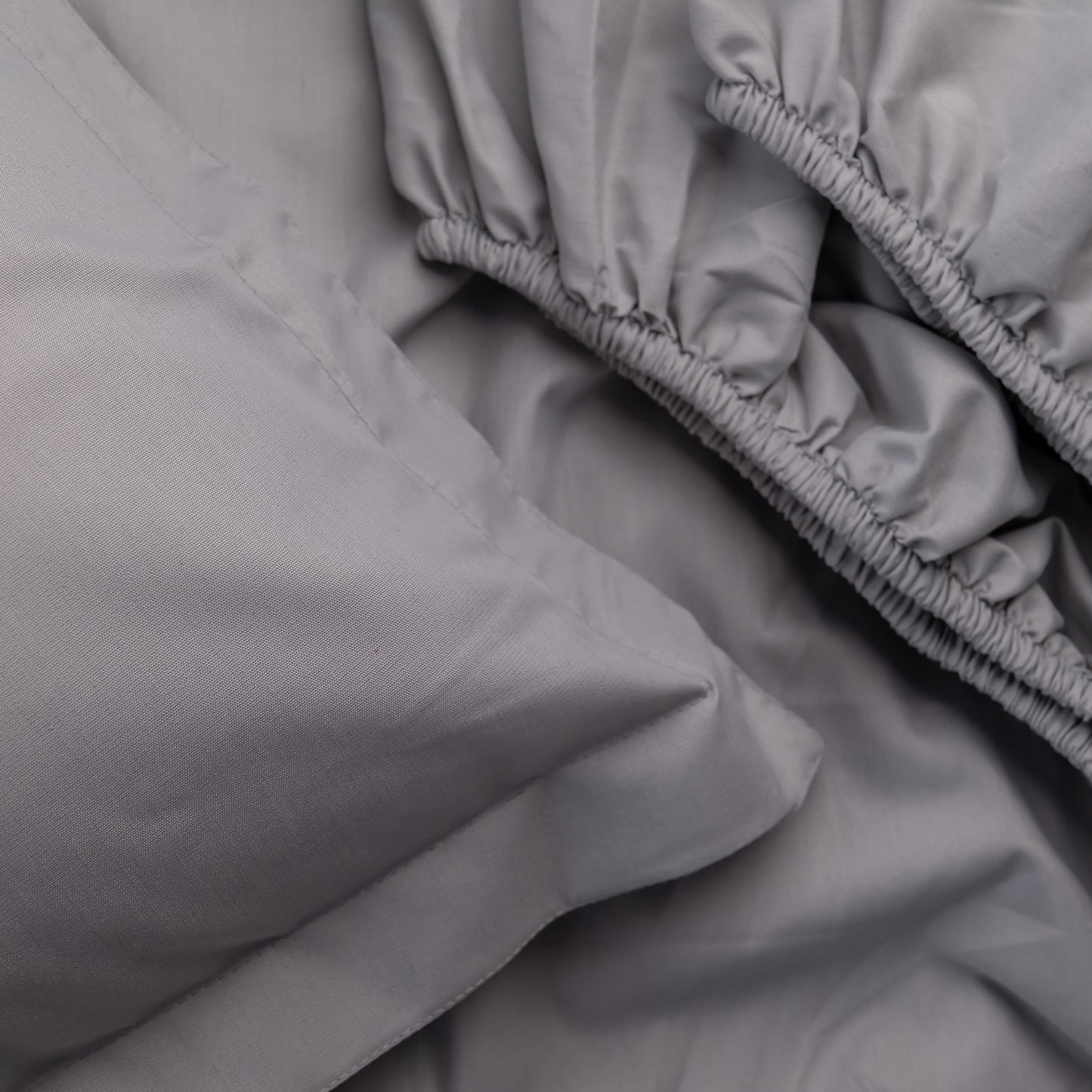 CLOUD GREY cotton bedsheets